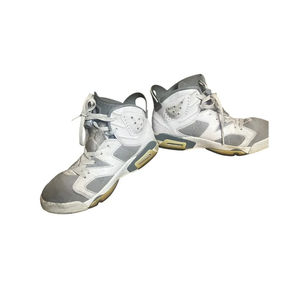 Jordan 6 Rings Cool Grey White Basketball Shoes CT8529-100 Mens 8.5